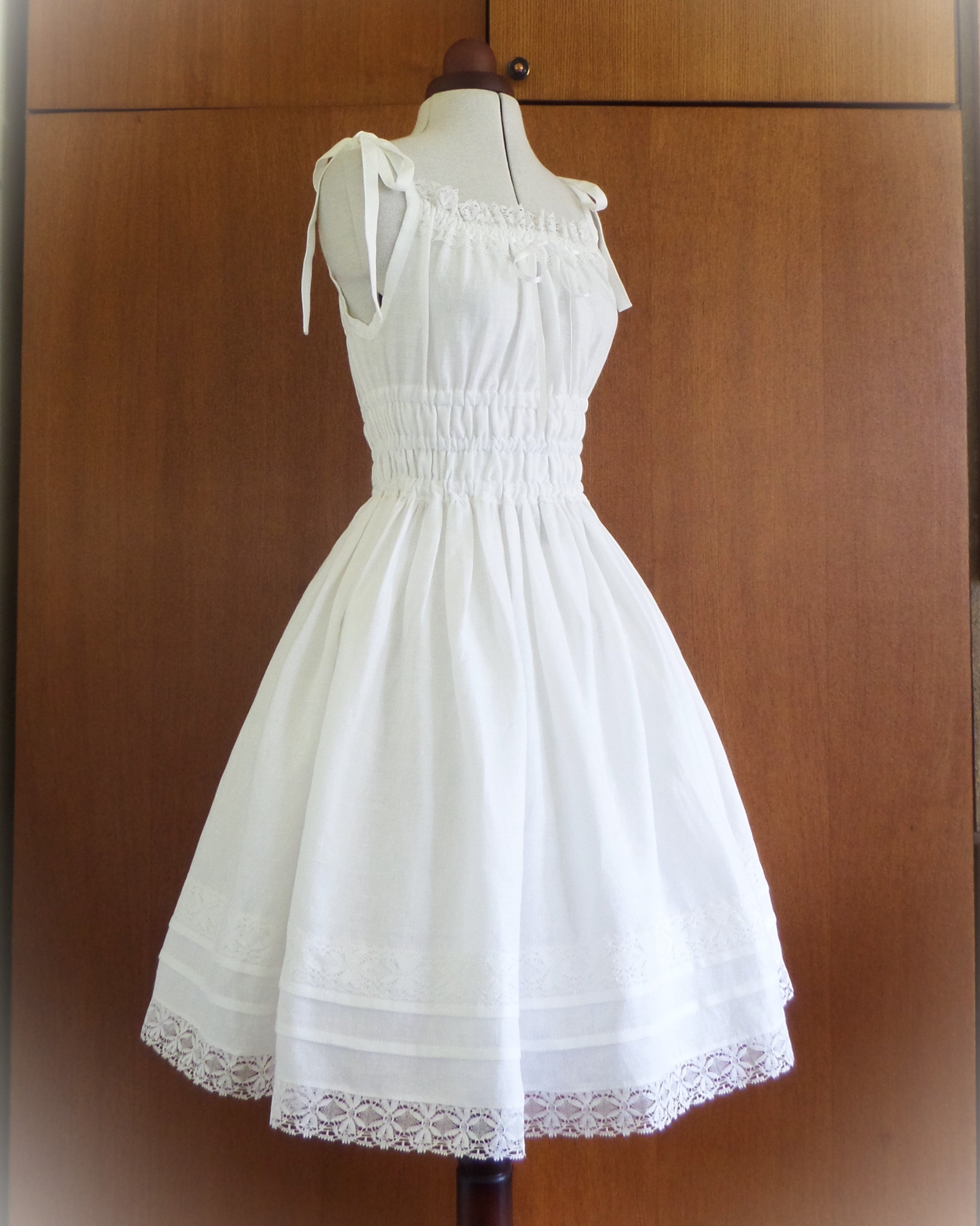 Linen pintuck JSK