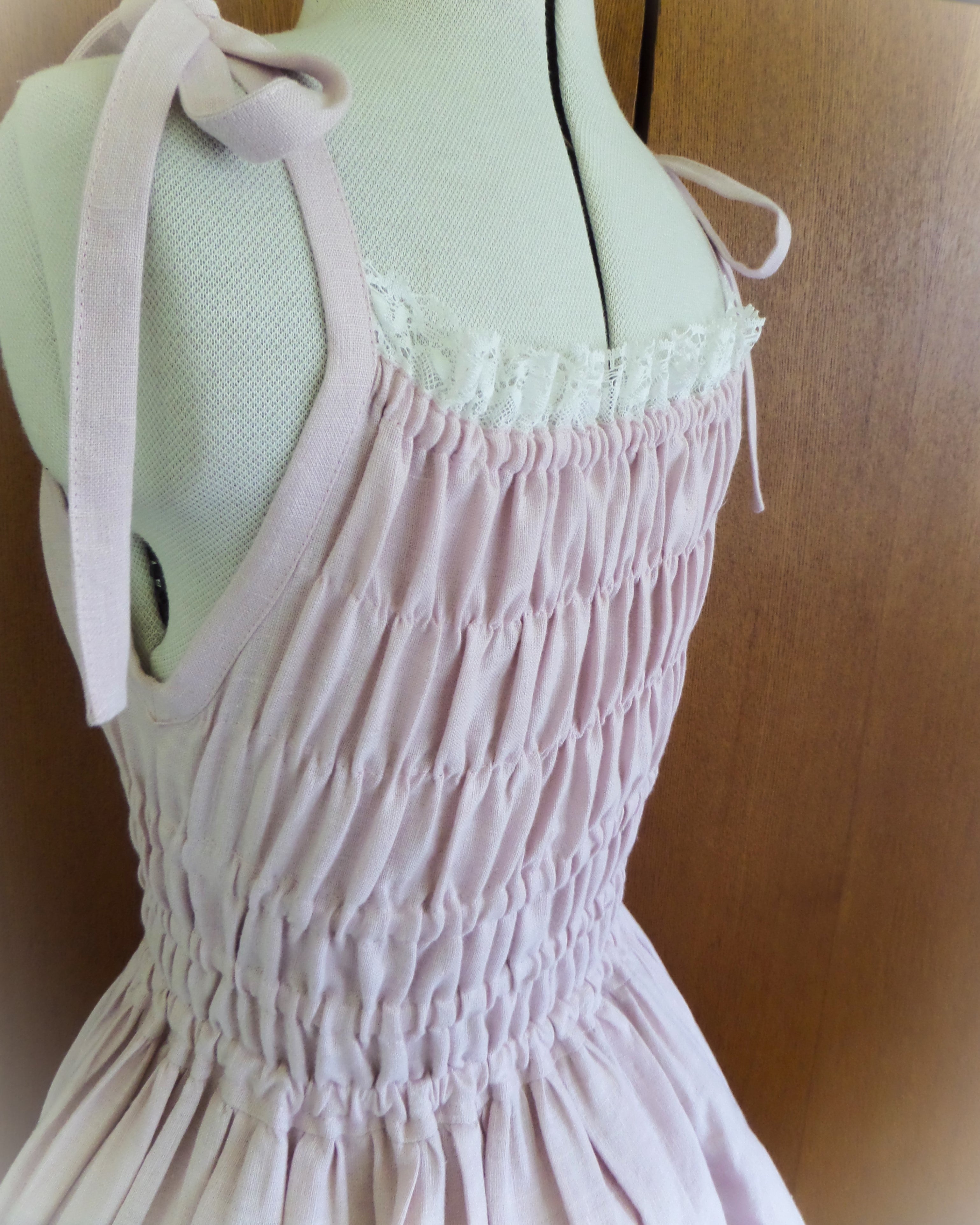 Linen pintuck JSK