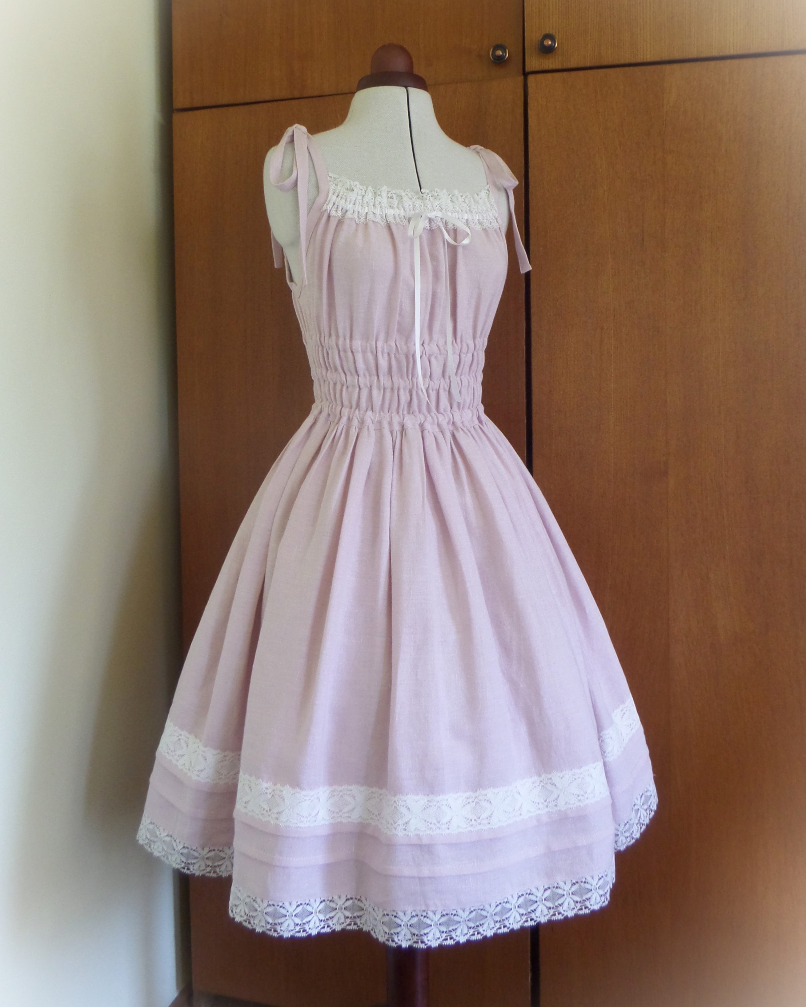 Linen pintuck JSK