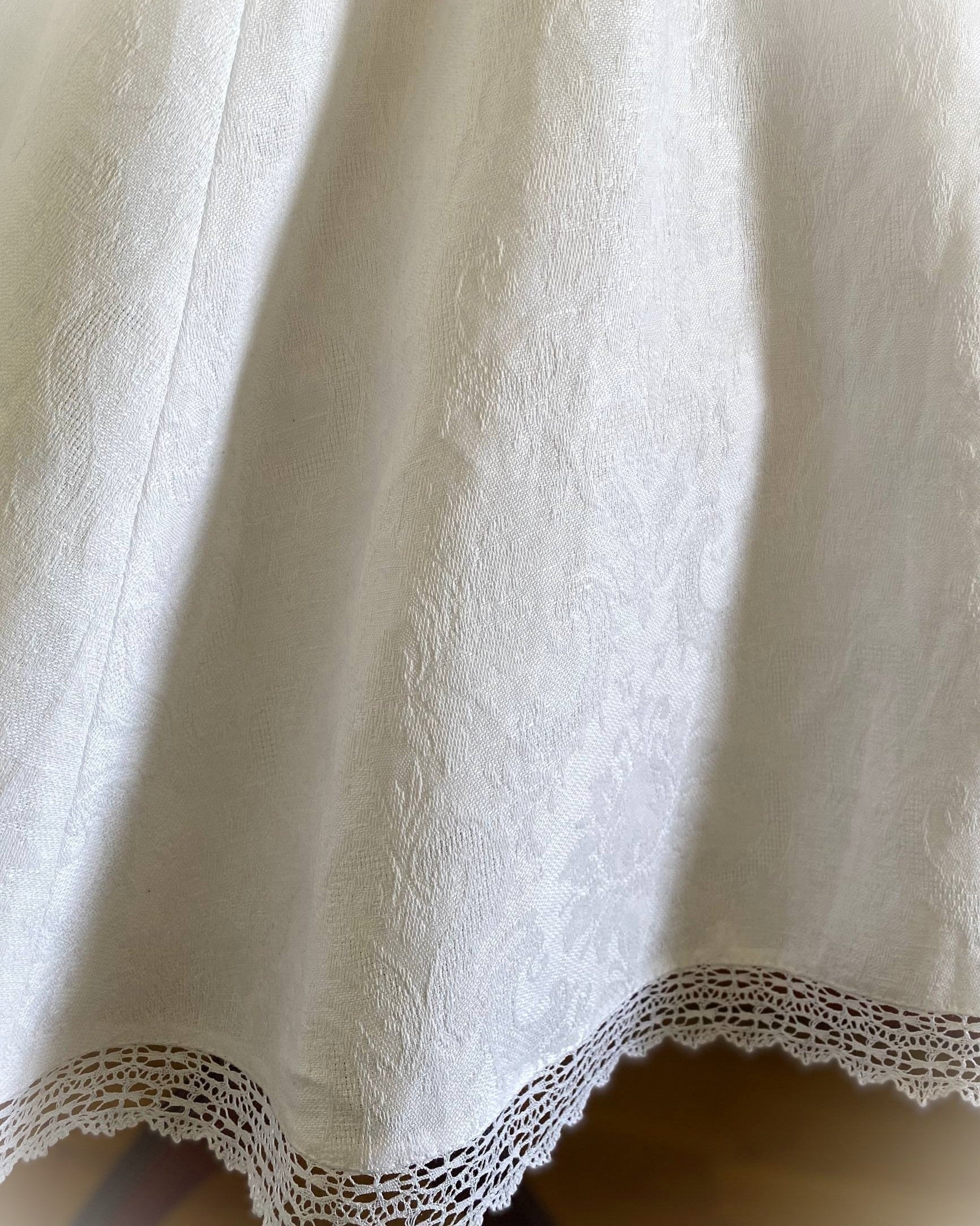Linen jacquard OP