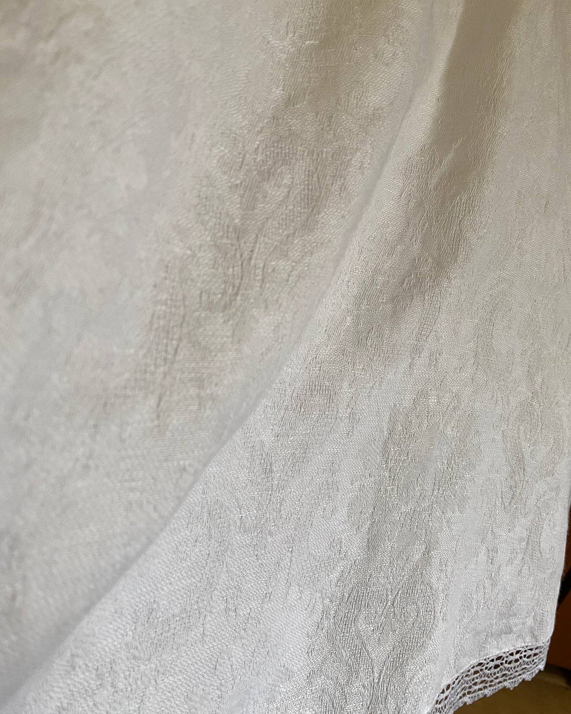 Linen jacquard OP