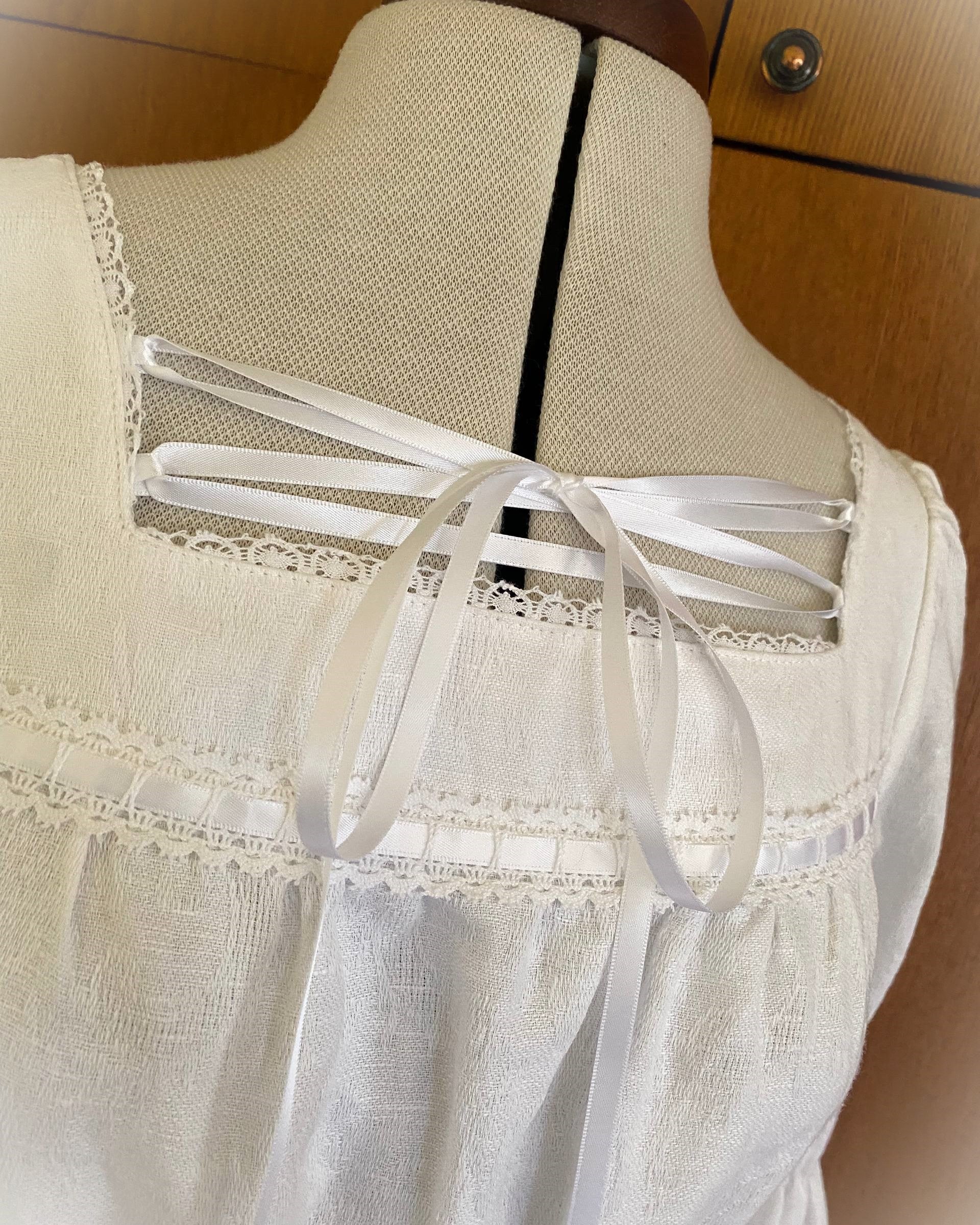 Linen jacquard OP