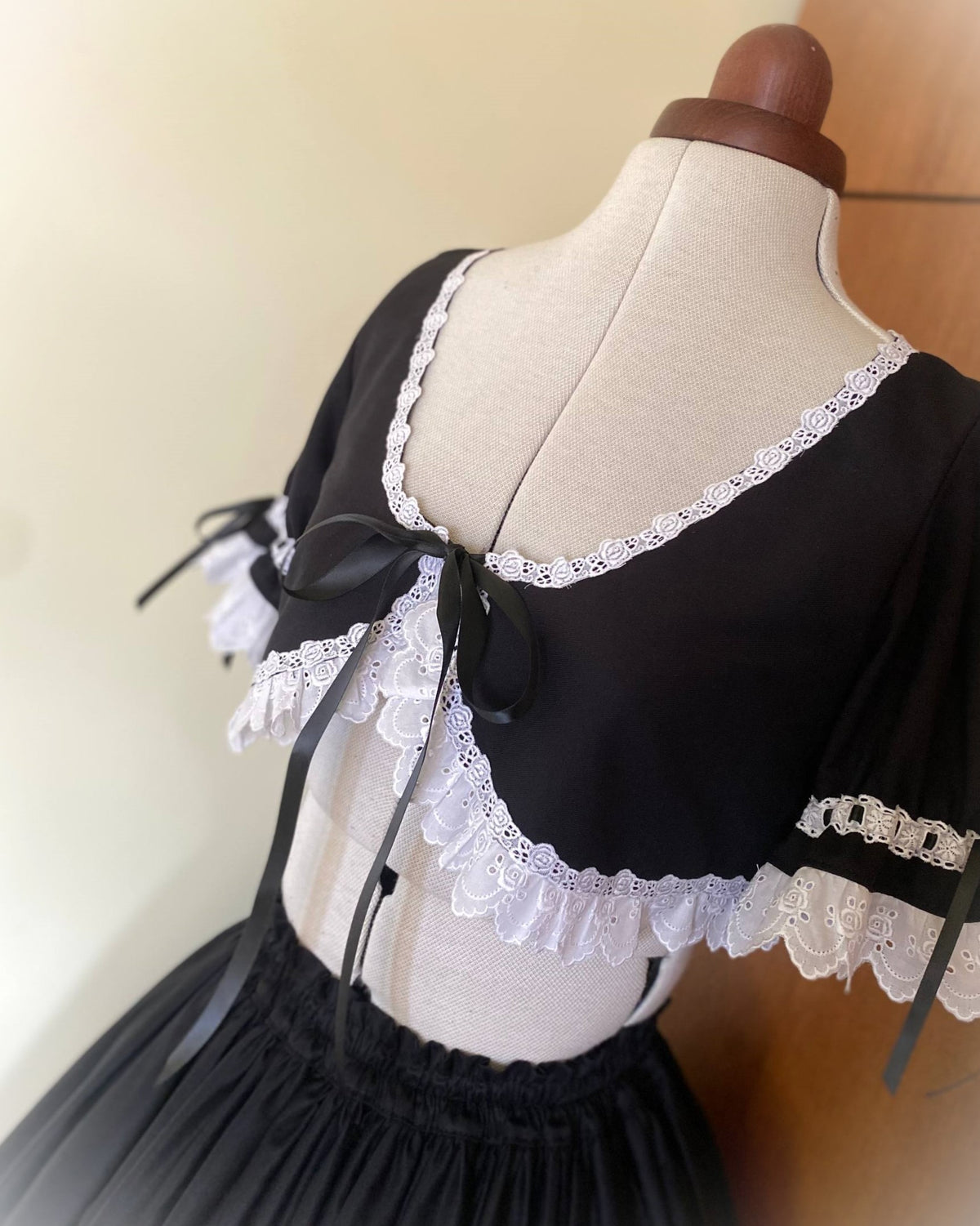 Cotton lace bolero sets